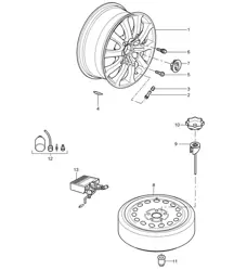 Cerchi Cayenne 9PA1 (957) 2007-10