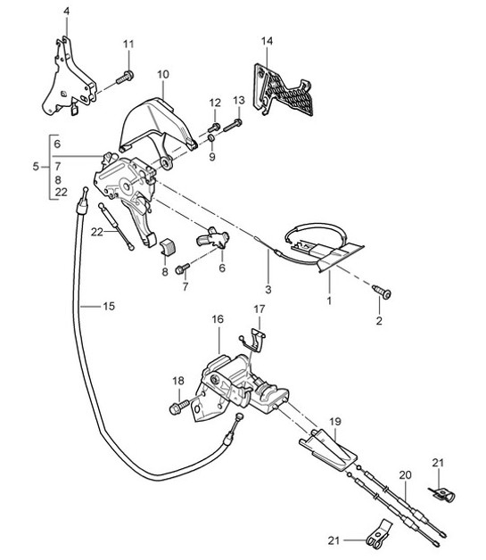 Diagram 701-005 Porsche Macan (95B) MK2 2019-2021 