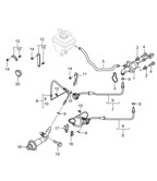 Hand Lever System, Pedal Cluster  Cayenne 9PA1 (957) 2007-2010