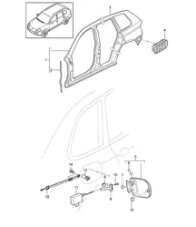 Parte lateral - EXTERIOR - Cayenne 9PA1 (957) 2007-10