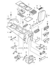 Mittelkonsole Cayenne 9PA1 (957) 2009>>