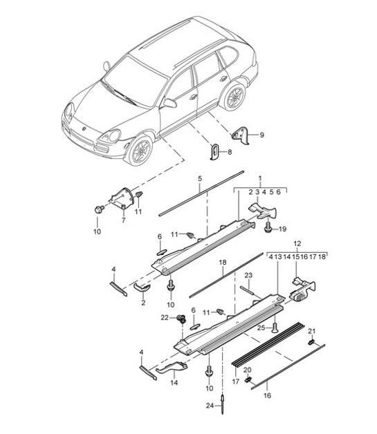 Diagram 810-010 Porsche 997 MKII GT2 RS 2011>> Body