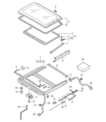 Toit ouvrant Cayenne 9PA1 (957) 2007-10