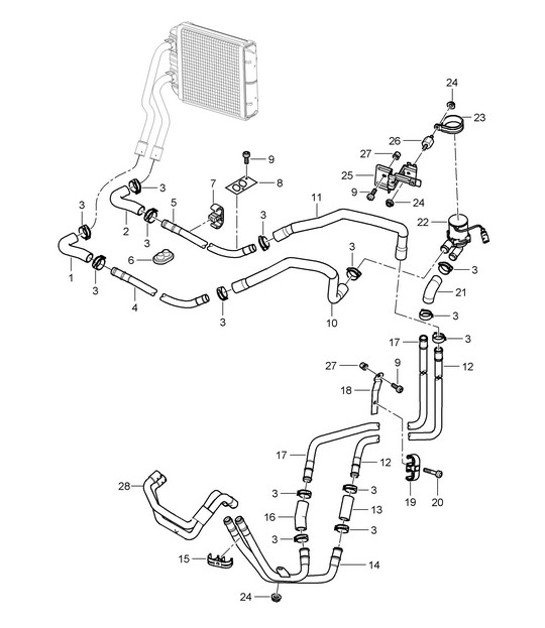 Diagram 813-000 Porsche 卡宴 3.6L 2007>>  车身