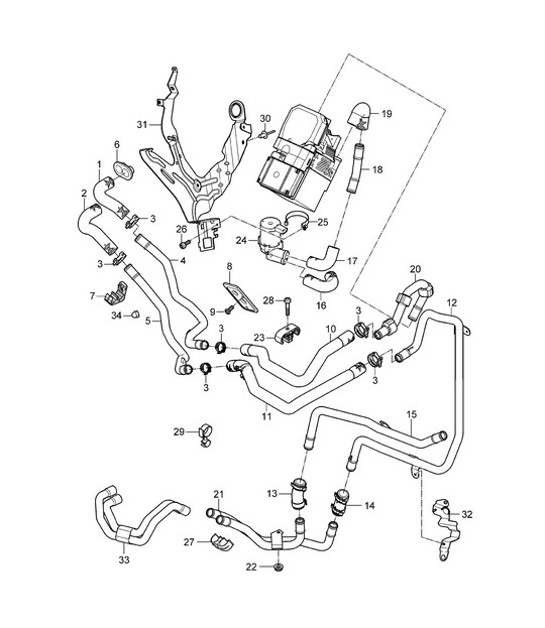 Diagram 813-001 Porsche Taycan (9J1) MK2 2024>> 