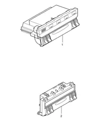 Bedienfeld - Cayenne S, Cayenne turbo (PR:D5V,D5Z) - Cayenne 9PA1 (957) 4.8L 2007-10
