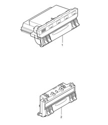 Bedieningspaneel - Cayenne S, Cayenne turbo (PR:D5V,D5Z) - Cayenne 9PA1 (957) 4.8L 2007-10