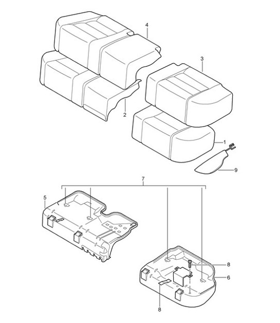 Diagram 817-040 Porsche Cayenne S V8 4.2L Diesel 382HP Body