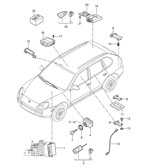 Electrical equipment Cayenne 9PA1 (957) 2007-2010