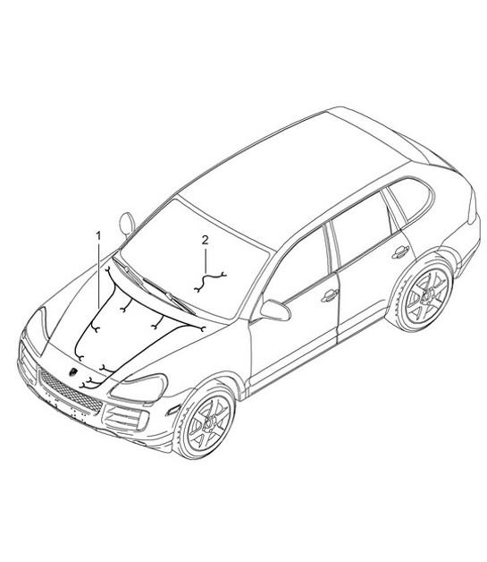 Diagram 902-007 Porsche Panamera 970 MK1 (2009-2013) Electrical equipment