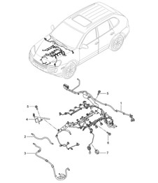 Cableado / Motor Cayenne 9PA1 (957) 2007-10