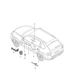 Electrical equipment Cayenne 9PA1 (957) 2007-2010