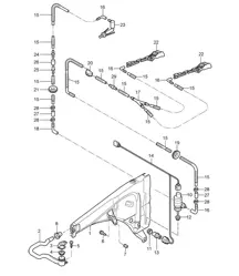 Sistema lavaparabrisas Cayenne 9PA1 (957) 2007-10