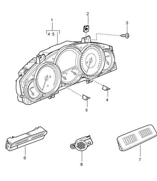 Diagram 906-000 Porsche 912E 4CYL 1976 