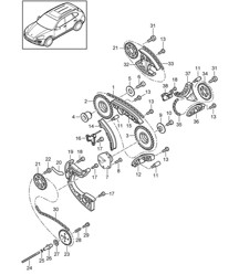 Control de válvula (Modelo: 059E) Cayenne 92A (958) 3.0L Diesel &gt;&gt;05/2011