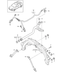 Water cooling (Model: CURA,CUR, CXZA,CXZ) Cayenne 92A (958) 3.6L 2011-18