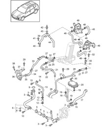 Kühlmittelkühlsystem (PR:DD8) Cayenne 92A (958) 4.2L DIESEL 2011-18