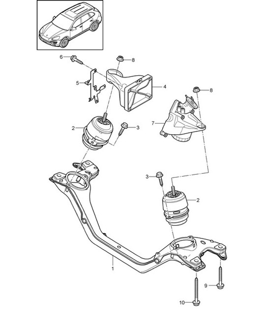 Diagram 109-020 Porsche Taycan (9J1) MK1 2020-2024 