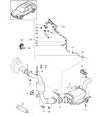 Fuel System, Exhaust System Cayenne 92A (958) 2010-2017