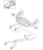 Fuel System, Exhaust System Cayenne MK3 (958) 2010-2017