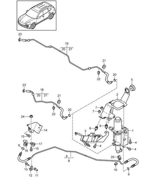 Diagram 301-020 Porsche Cayenne 9YB 2023>> 