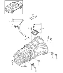 Transmission de remplacement / Boîte de vitesses manuelle / Pièces détachées (PR:D34,G0L) Cayenne 92A (958) 3.6L 2011-18