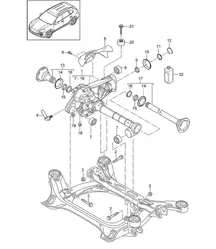Vorderachsdifferential / Einbaufertig Cayenne 92A (958) 2011-18