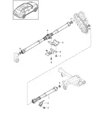 Eje cardán Cayenne 92A (958) 2011-18