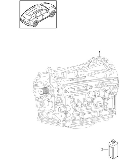 Diagram 320-000 Porsche 991 (911) MK1 2012-2016 Transmission