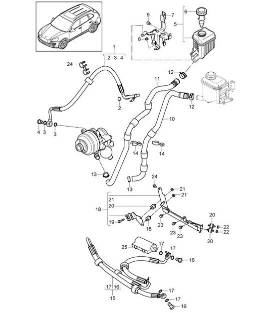 Diagram 402-035 Porsche Taycan (9J1) MK2 2024>> 