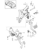 Hand Lever System, Pedal Cluster  Cayenne 92A (958) 2010-2017
