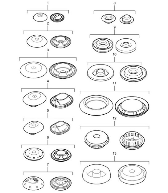 Diagram 801-002 Porsche Taycan (9J1) MK1 2020-2024 