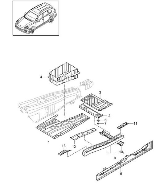 Diagram 801-022 Porsche Taycan (9J1) MK2 2024>> 