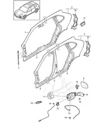 Seitenteil - AUSSEN - Cayenne 92A (958) 2011-18