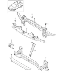 Portapacchi - anteriore - Cayenne 92A (958) >>2014