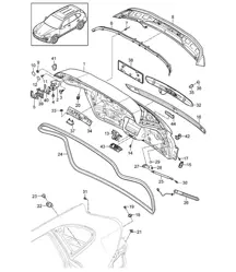Heckklappe Cayenne 92A (958) 2011-18