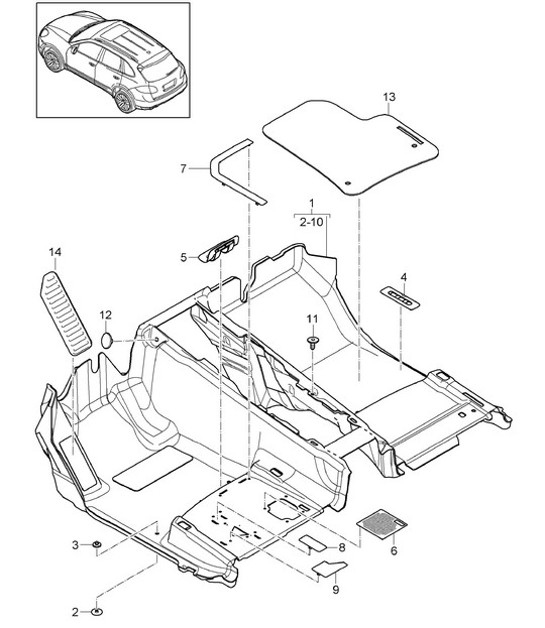 Diagram 807-000 Porsche Panamera 971 MK2 (2021-2023) 