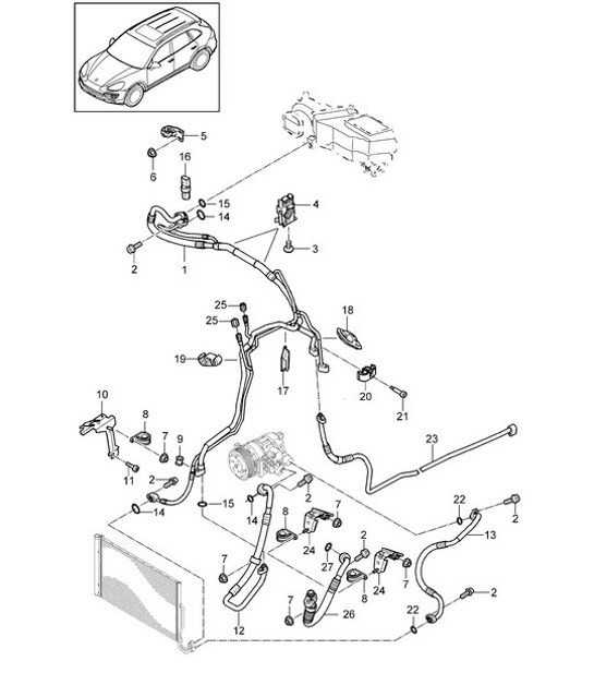 Diagram 813-060 Porsche 356 (1950-1965) Body