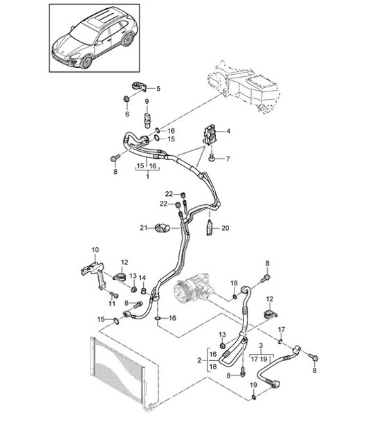 Diagram 813-063 Porsche Cayman 718C (982C) 2017>> Body