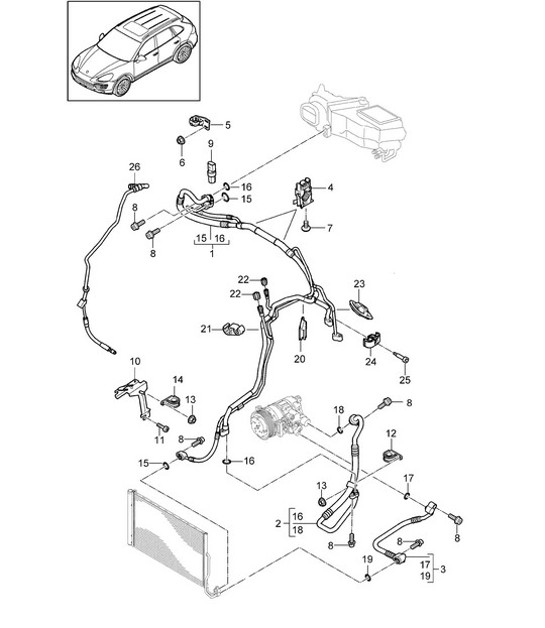 Diagram 813-067 Porsche 996 GT3 RS 2003-04 Body