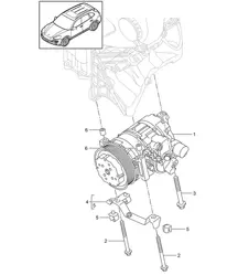 Compresseur / Climatisation Cayenne 92A (958) >>2016