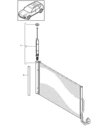 Condenseur / Climatisation Cayenne 92A (958) 2011-18