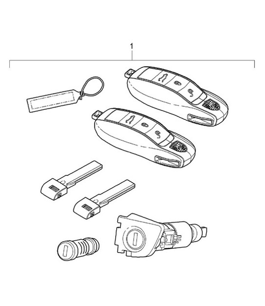Diagram 898-000 Porsche Cayman S / R 3.4L 987C MKII 2009-12 Body