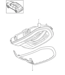 Console/Tetto (vedi manuale d'officina) Cayenne 92A (958) >>2013
