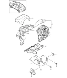 Commodo de colonne de direction Cayenne 92A (958) >>2014