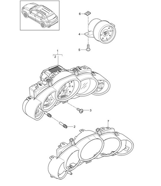 Diagram 906-007 Porsche Taycan (9J1) MK1 2020-2024 