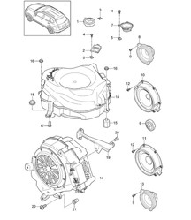Haut-parleur Cayenne 92A (958) 2011-18