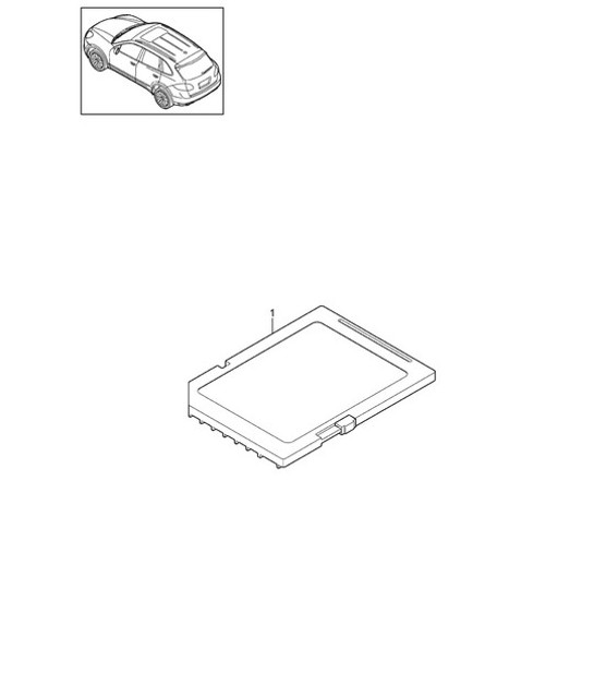 Diagram 911-007 Porsche Cayenne 92A (958) 2010-2017 Electrical equipment