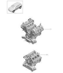 Basismotor / Shortblock (Modell: CTMA, CTM, CTLA, CTL, DCNA, DCN, DHKA, DHK) 95B.1 Macan 3.0L / 3.6L 2014-18