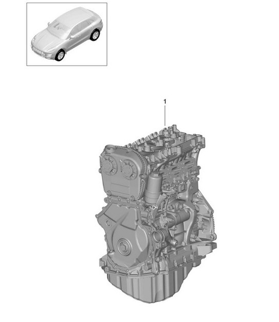 Motore base (Modello: CNCC,CNC, CYNA,CYNB, CYPA,CYP) 95B.1 Macan 2.0L 2014-18
